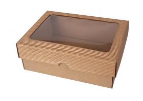 Škatuľka 2VL s okienkom, dno + veko